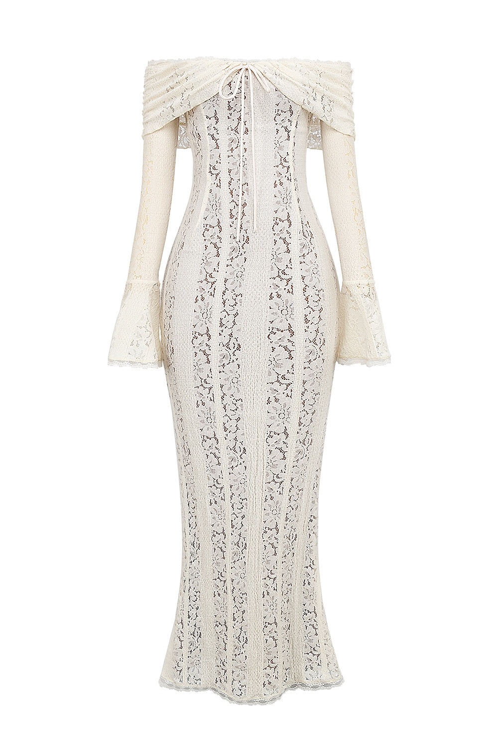 Robe longue en dentelle Maria
