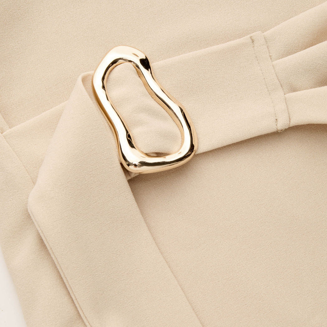 Camille Mock-Neck Dressy Top