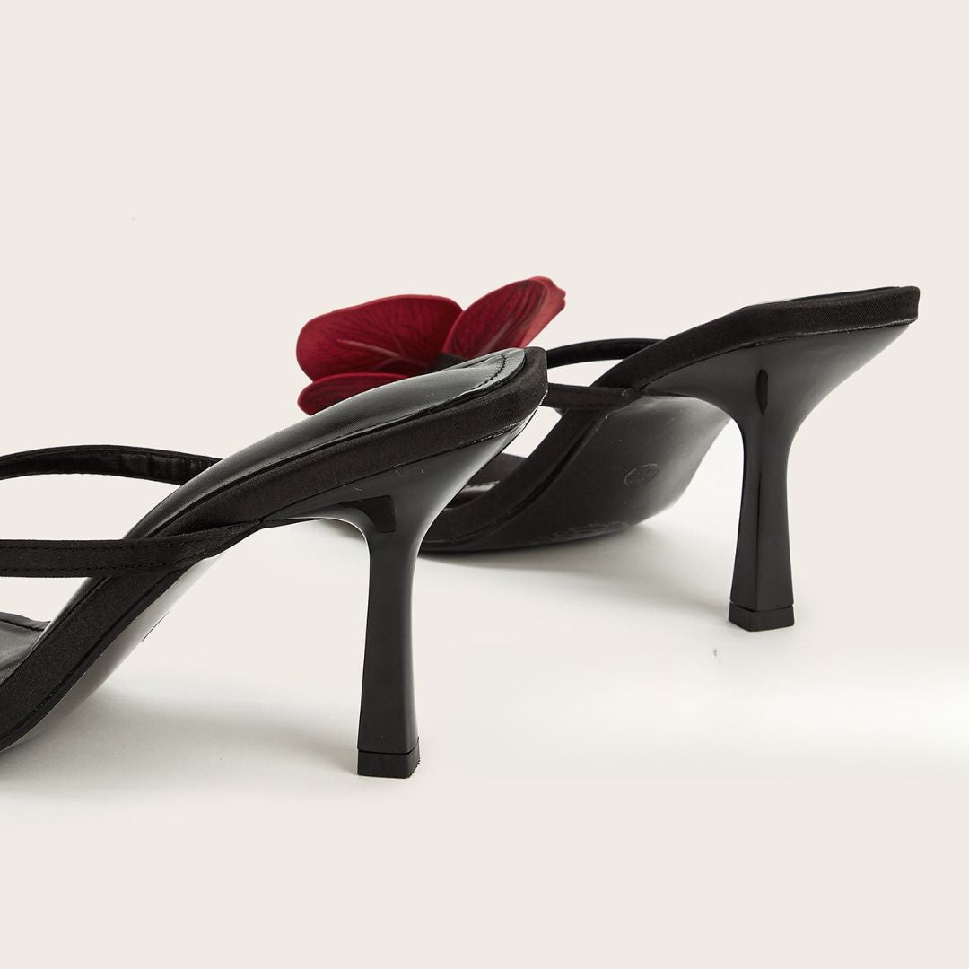 Kim Square Toe Orchid Heels
