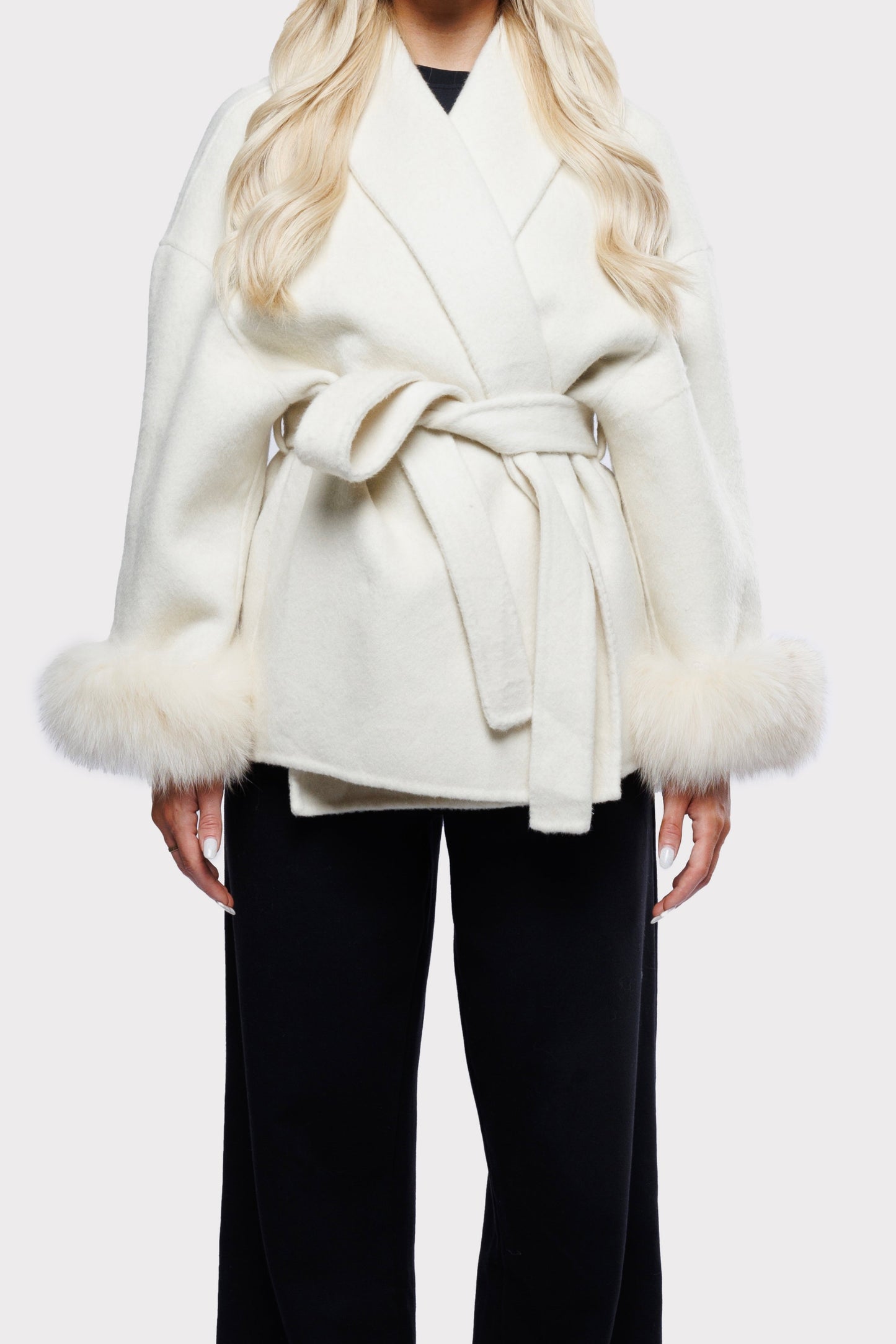 Nadine Wool Belted Coat