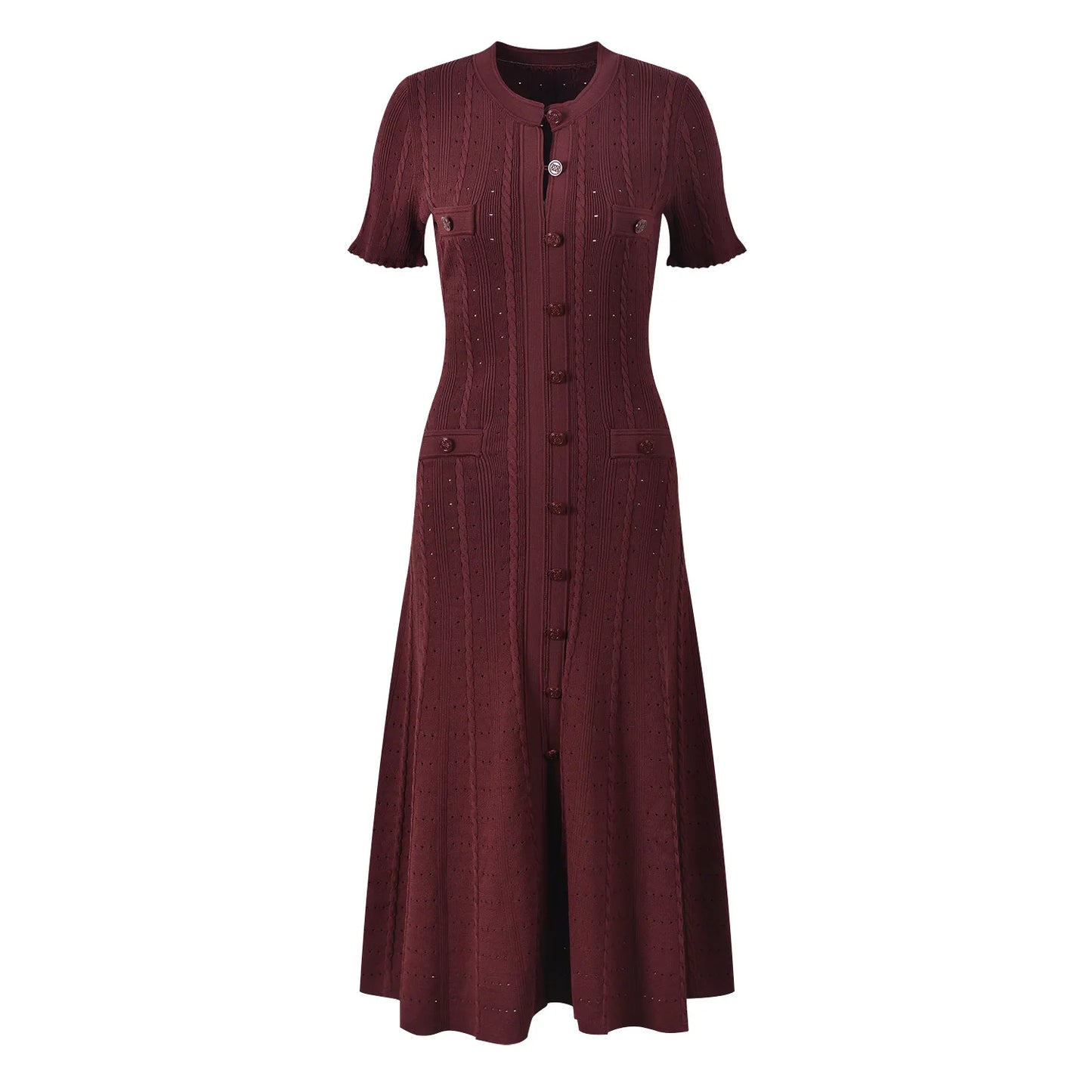 Amara - Robe longue en maille