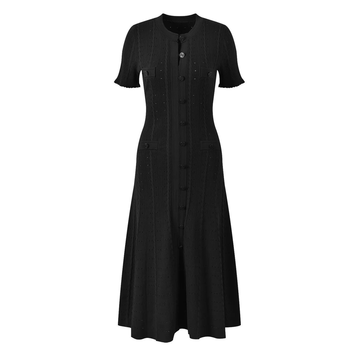 Amara - Robe longue en maille