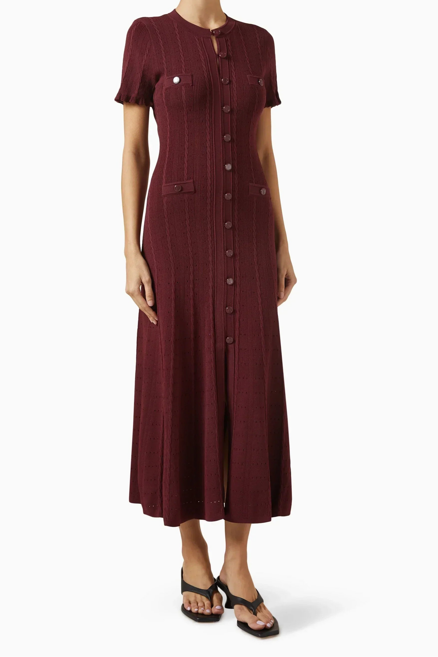 Amara - Robe longue en maille