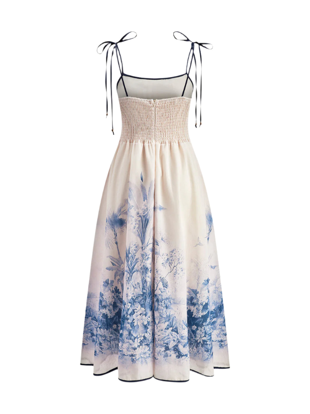 Serena Tropical Printed Dress