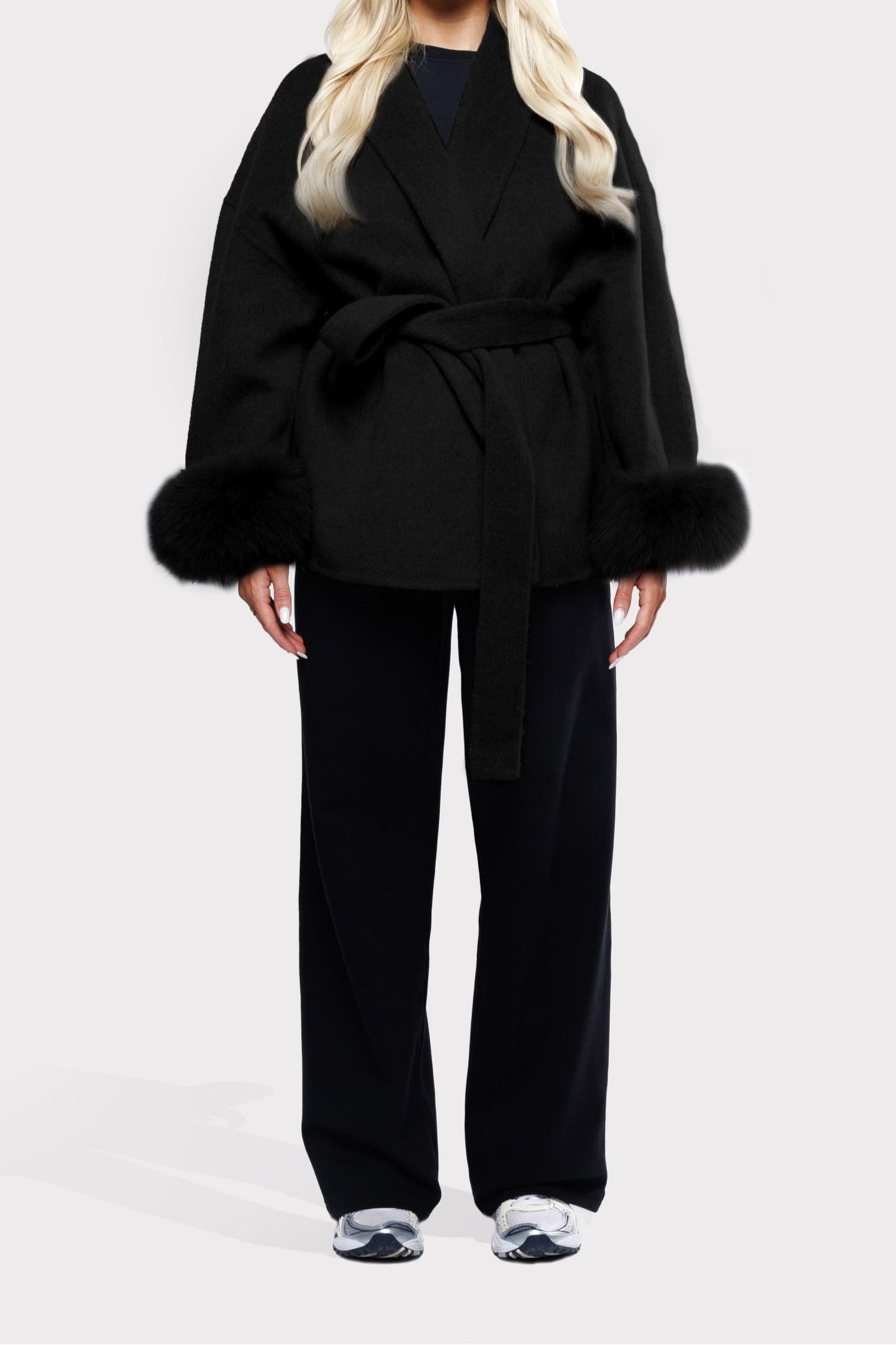 Nadine Wool Belted Coat