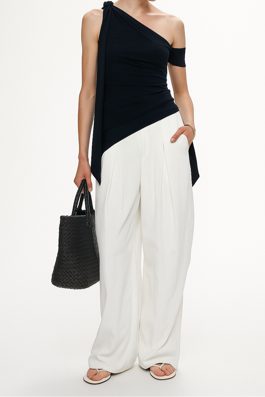 Calypso One-Shoulder Top