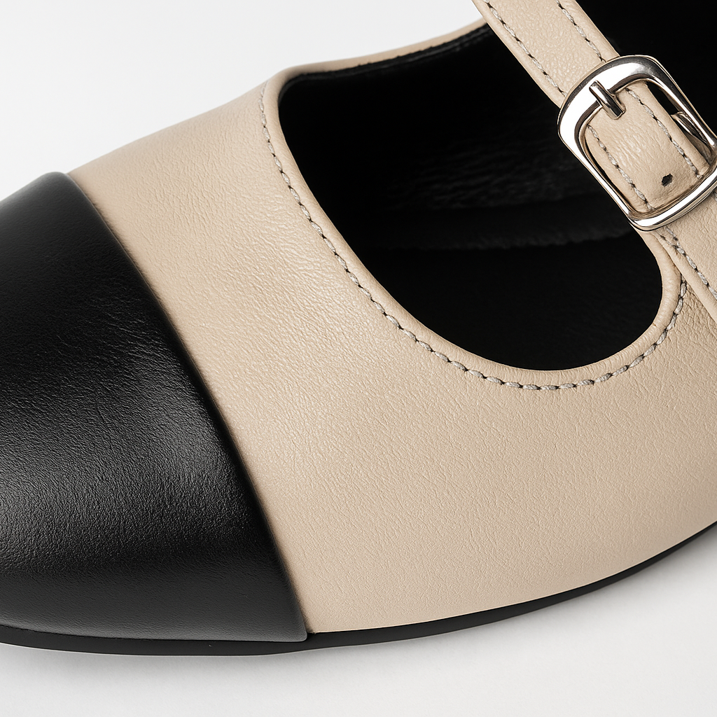 Chelly Double-Strap Mary Janes