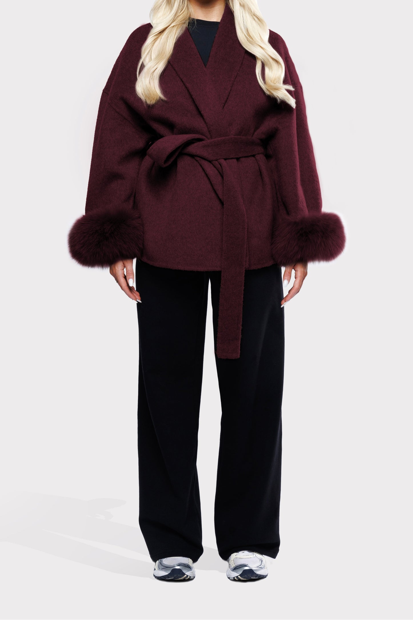 Nadine Wool Belted Coat