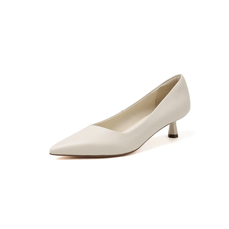 Alex Pointed-Toe Kitten Heels