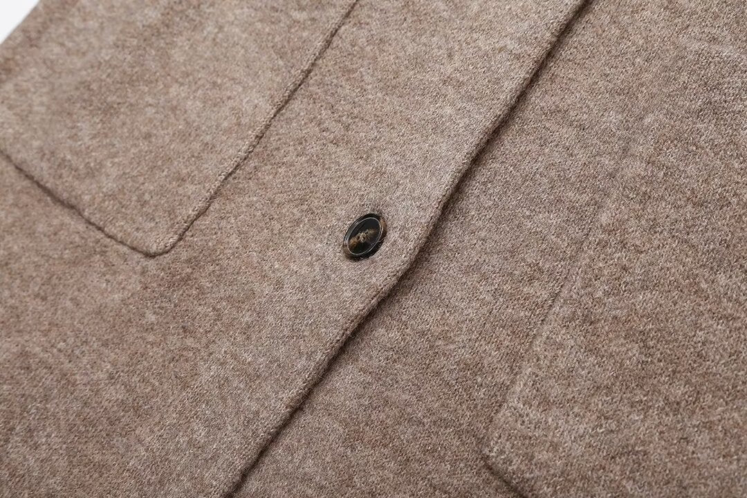 Martha Schal & Strickpullover Mantel