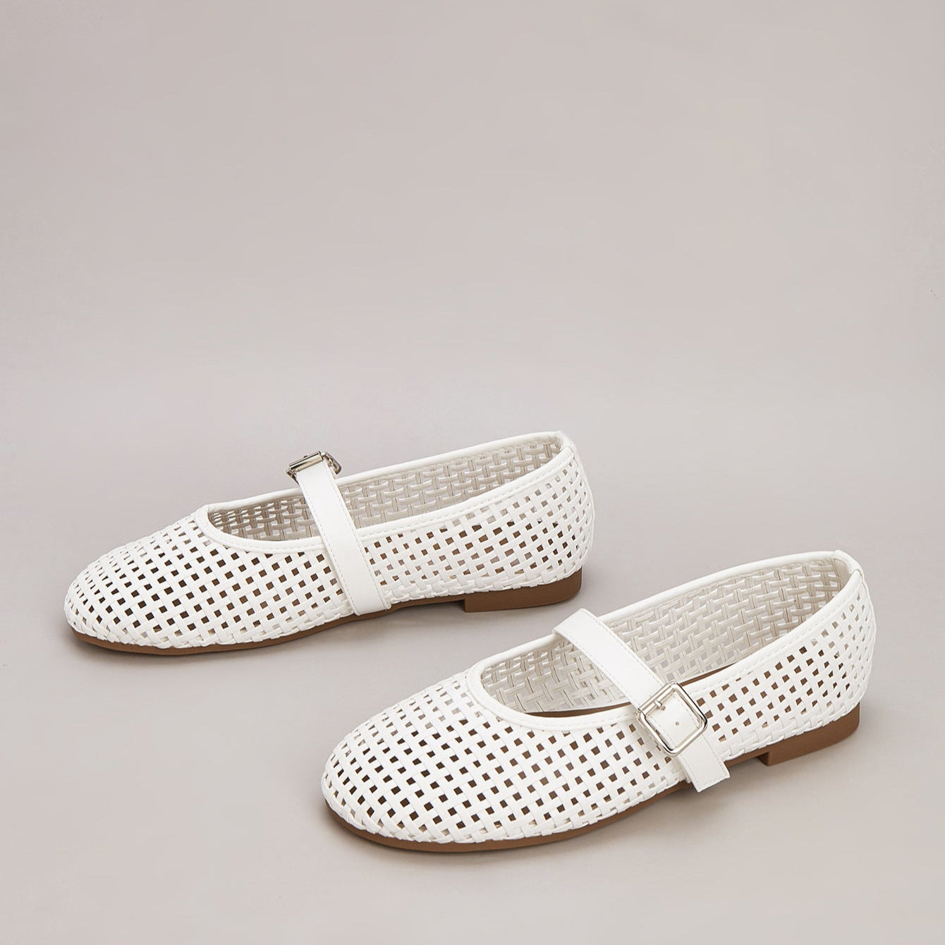 Gianna Woven Pattern Flats