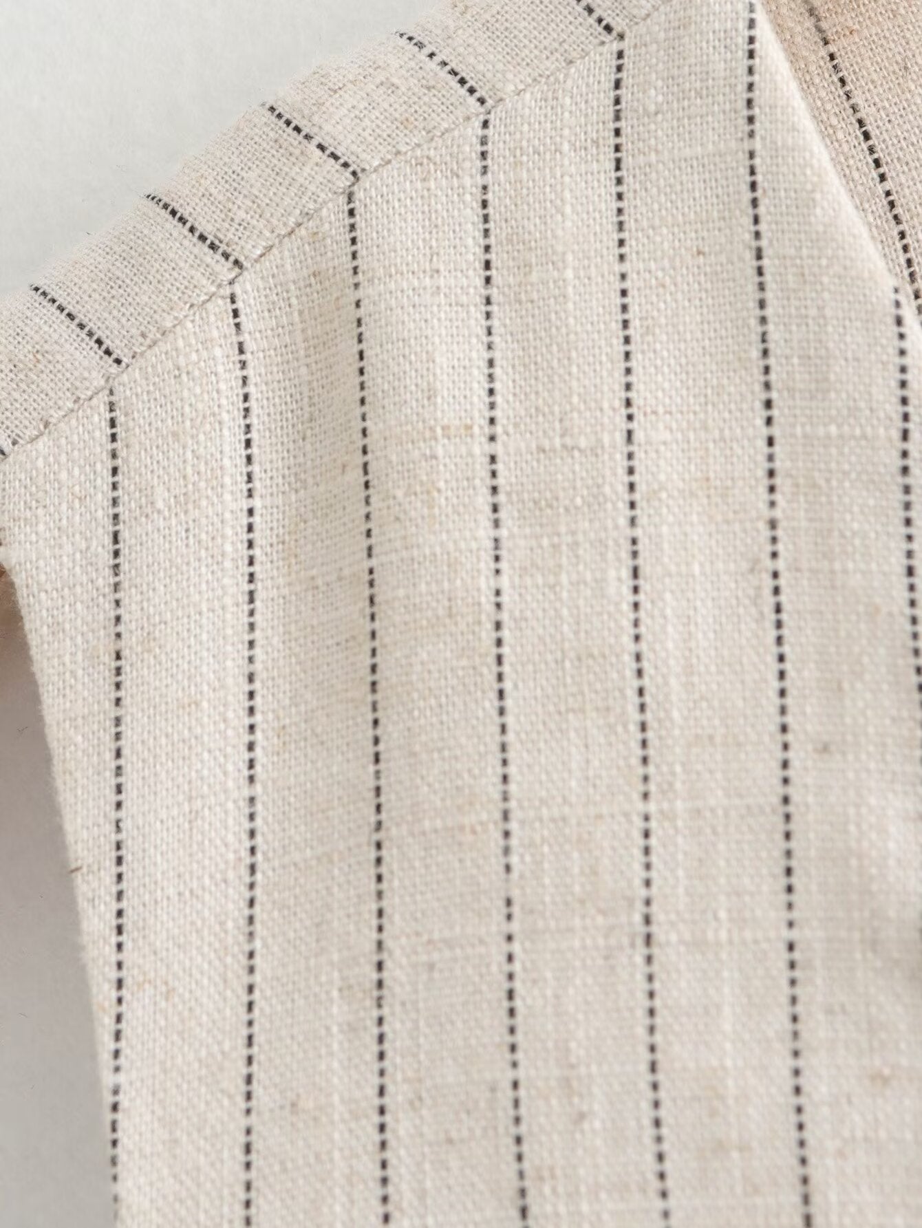 Maggie Buttoned Pinstripe Vest
