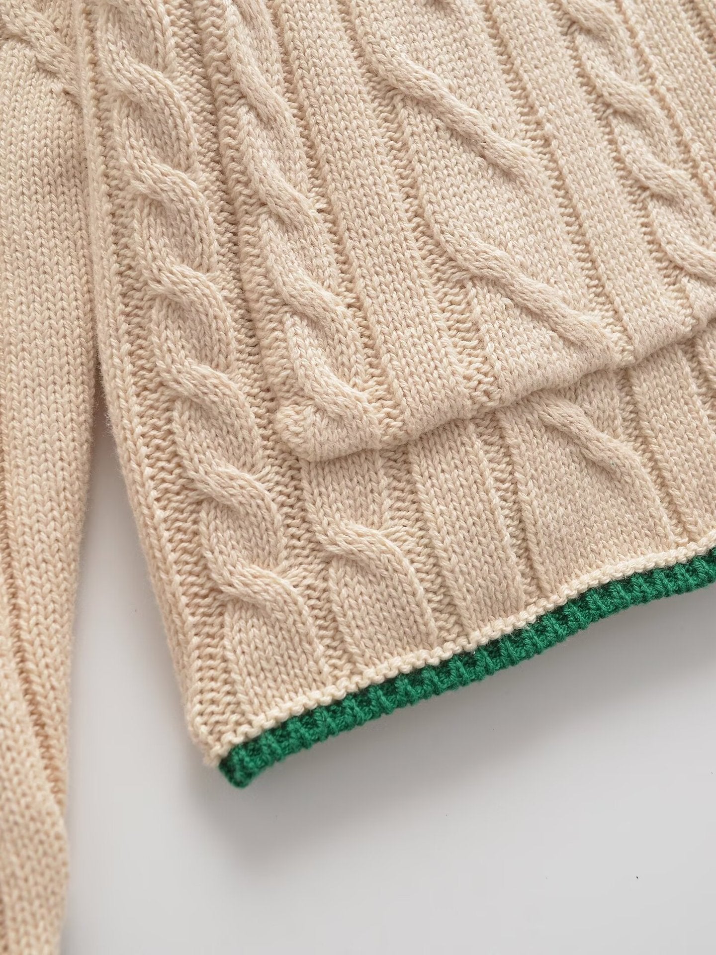 Paige Strickjacke mit Zopfmuster