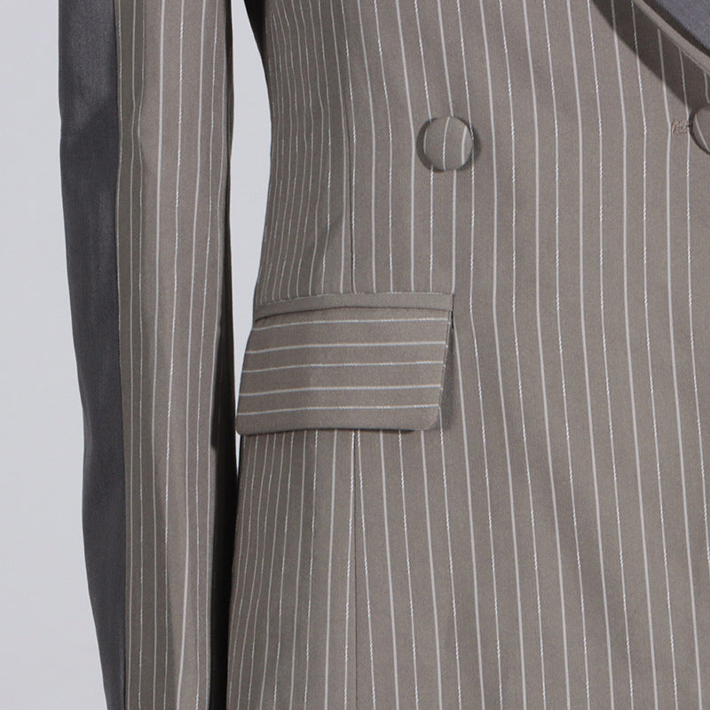 Elaine Peak Lapel Double-Breasted Blazer