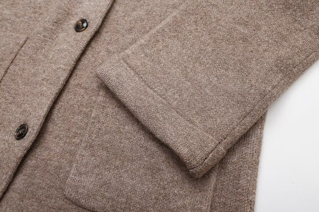 Martha Schal & Strickpullover Mantel