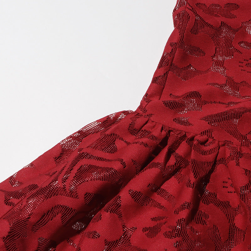 Persephone Maxi jurk met pofmouwen