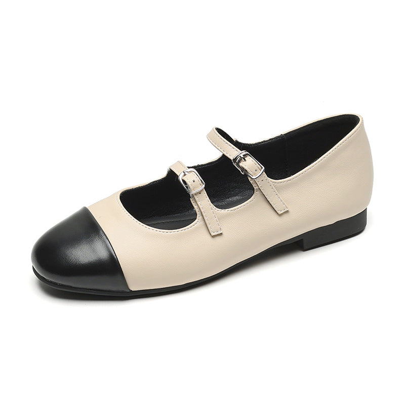 Chelly Double-Strap Mary Janes