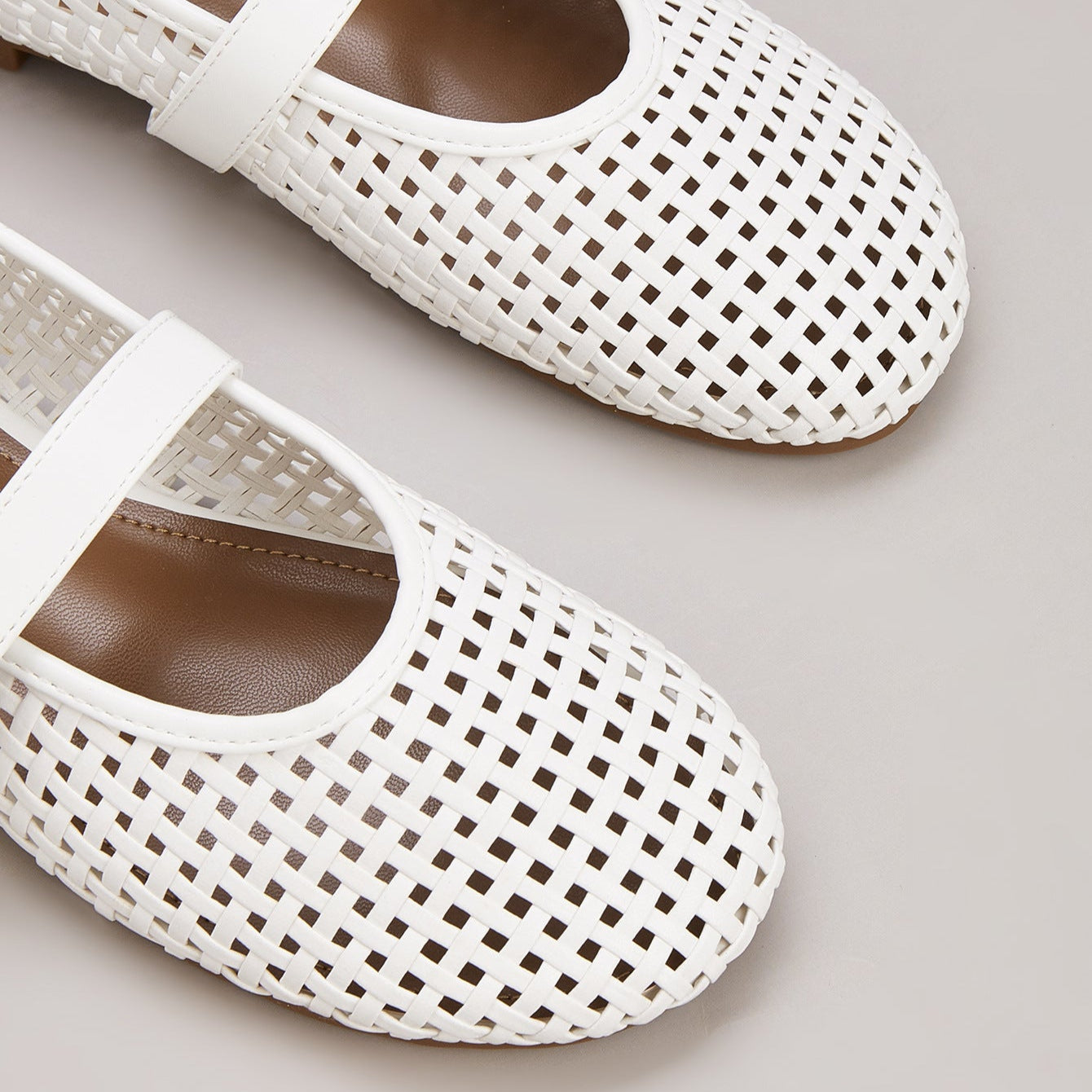 Gianna Woven Pattern Flats