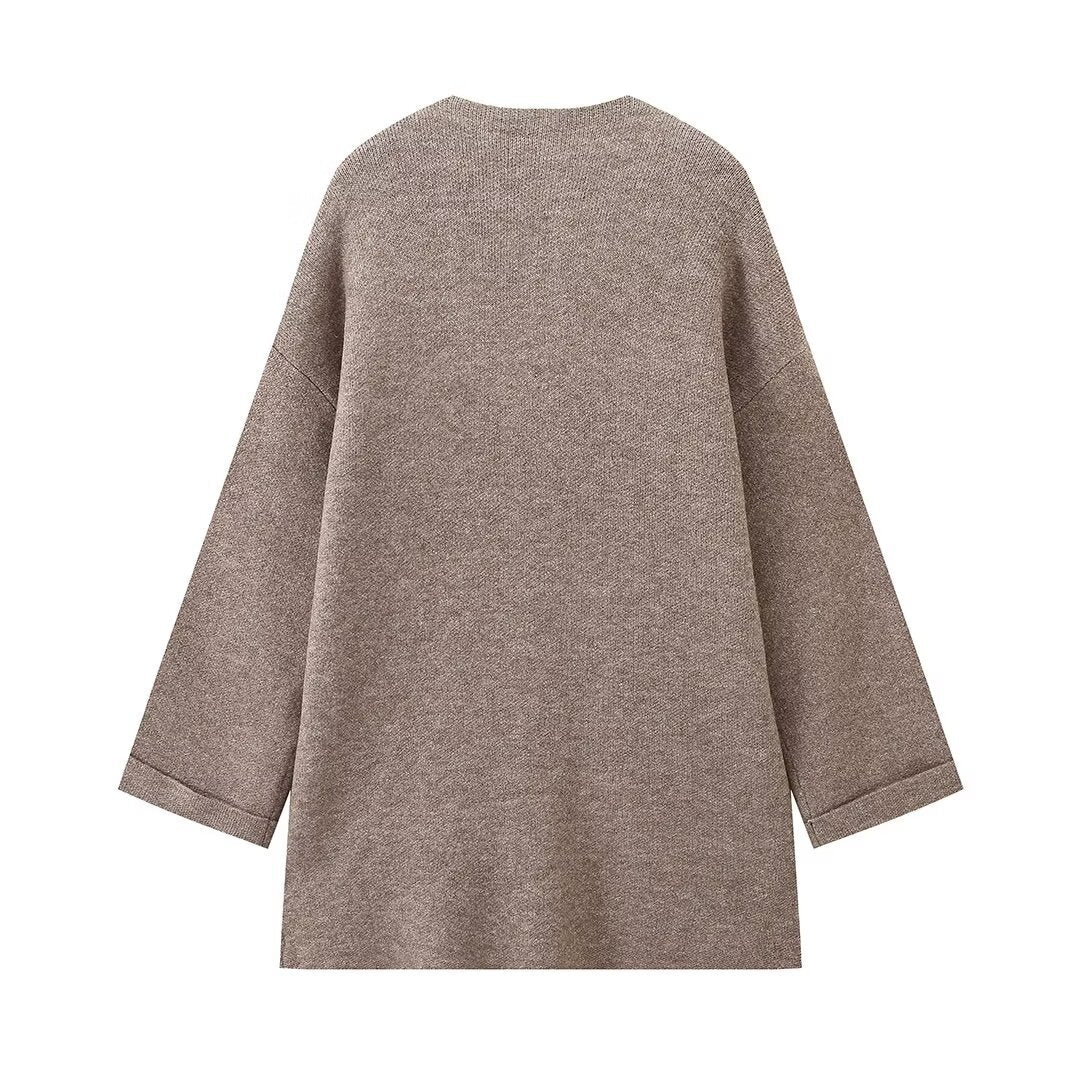 Martha Schal & Strickpullover Mantel