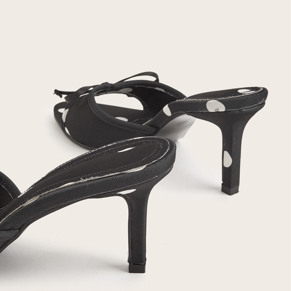 Danay Bow Polka Dot Heels