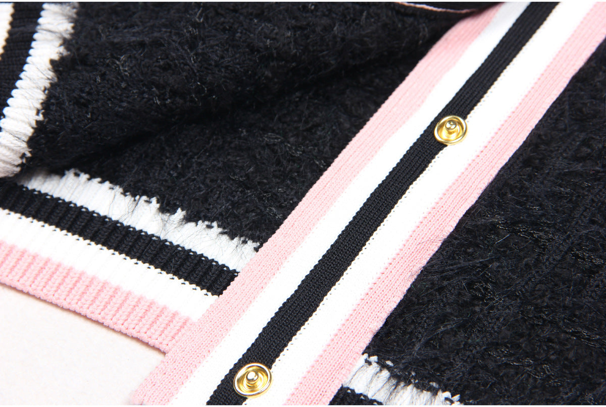 Iva Kurzarm-Strickoberteil