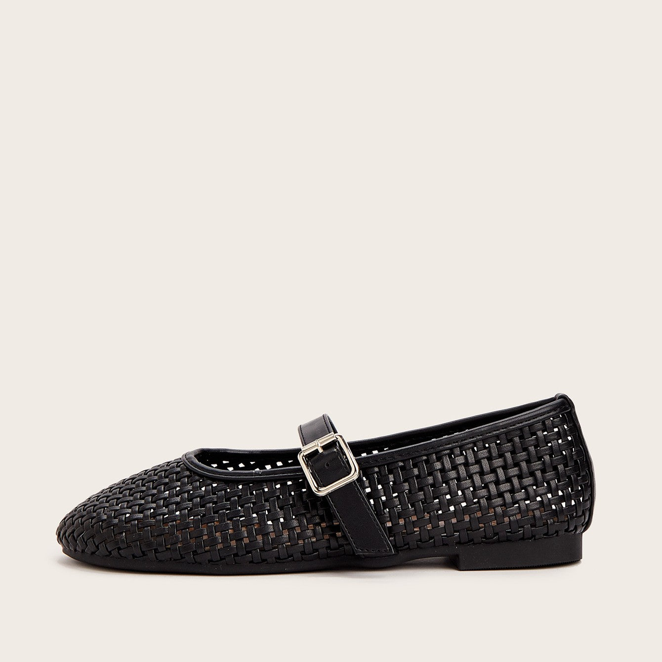 Calina Woven Leather Flats