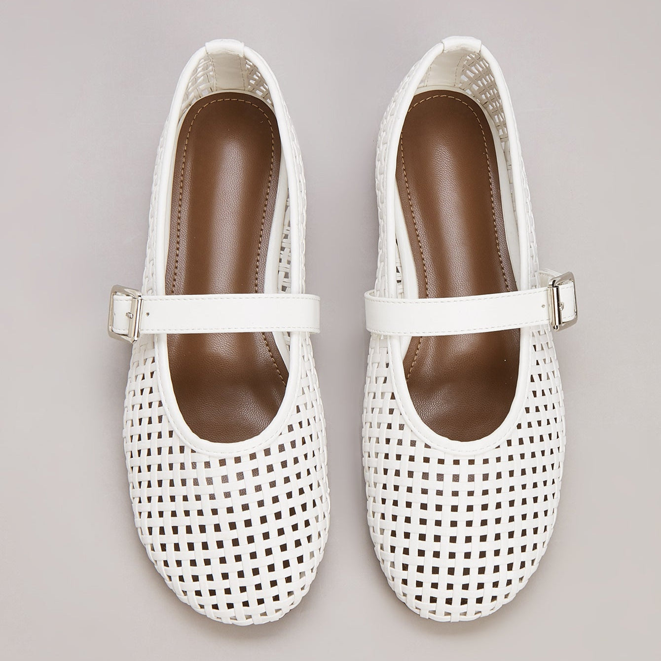Gianna Woven Pattern Flats