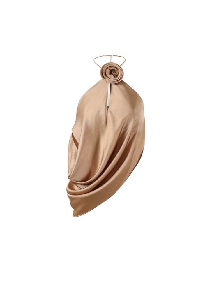 Calliope Halter Neck Draped Top