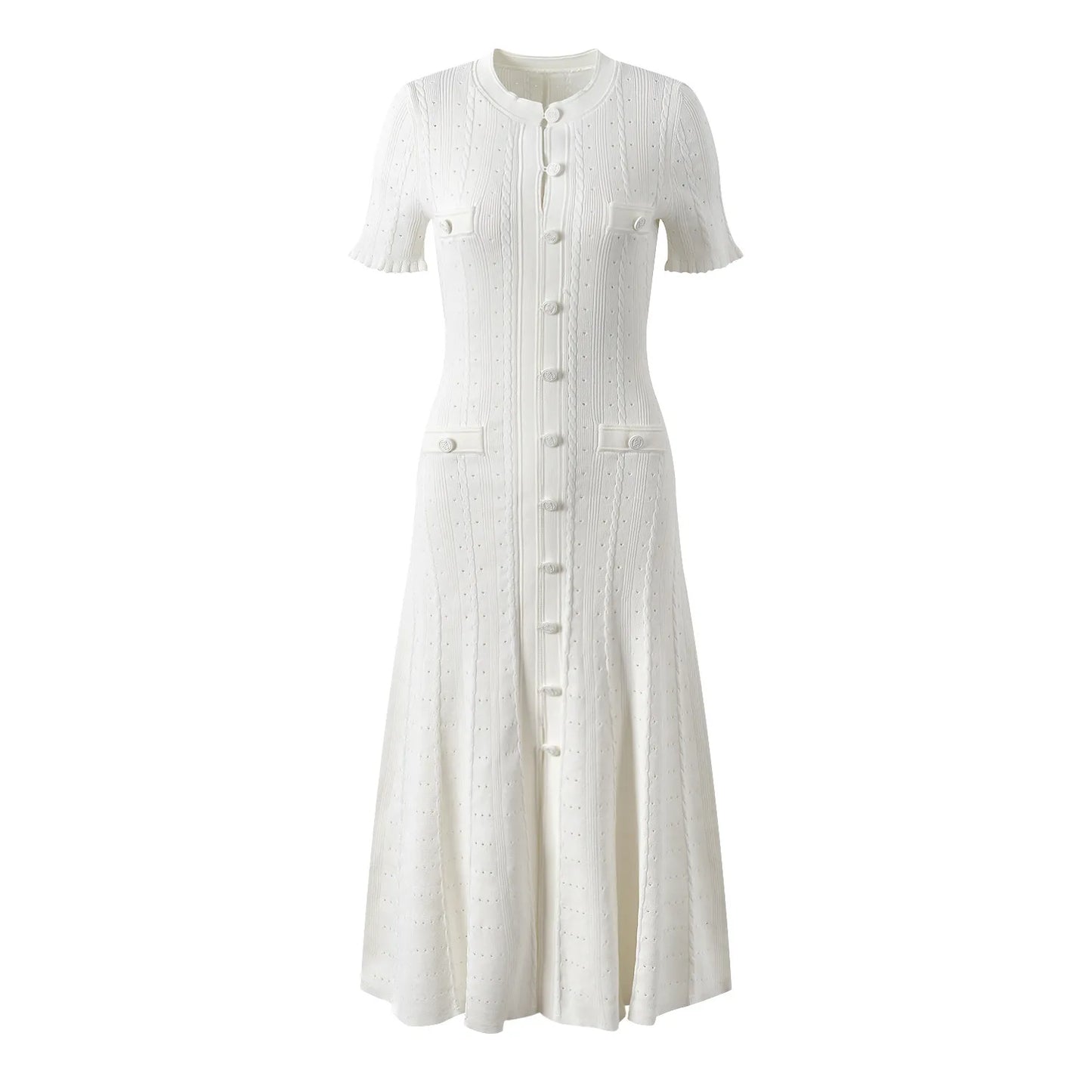 Amara - Robe longue en maille