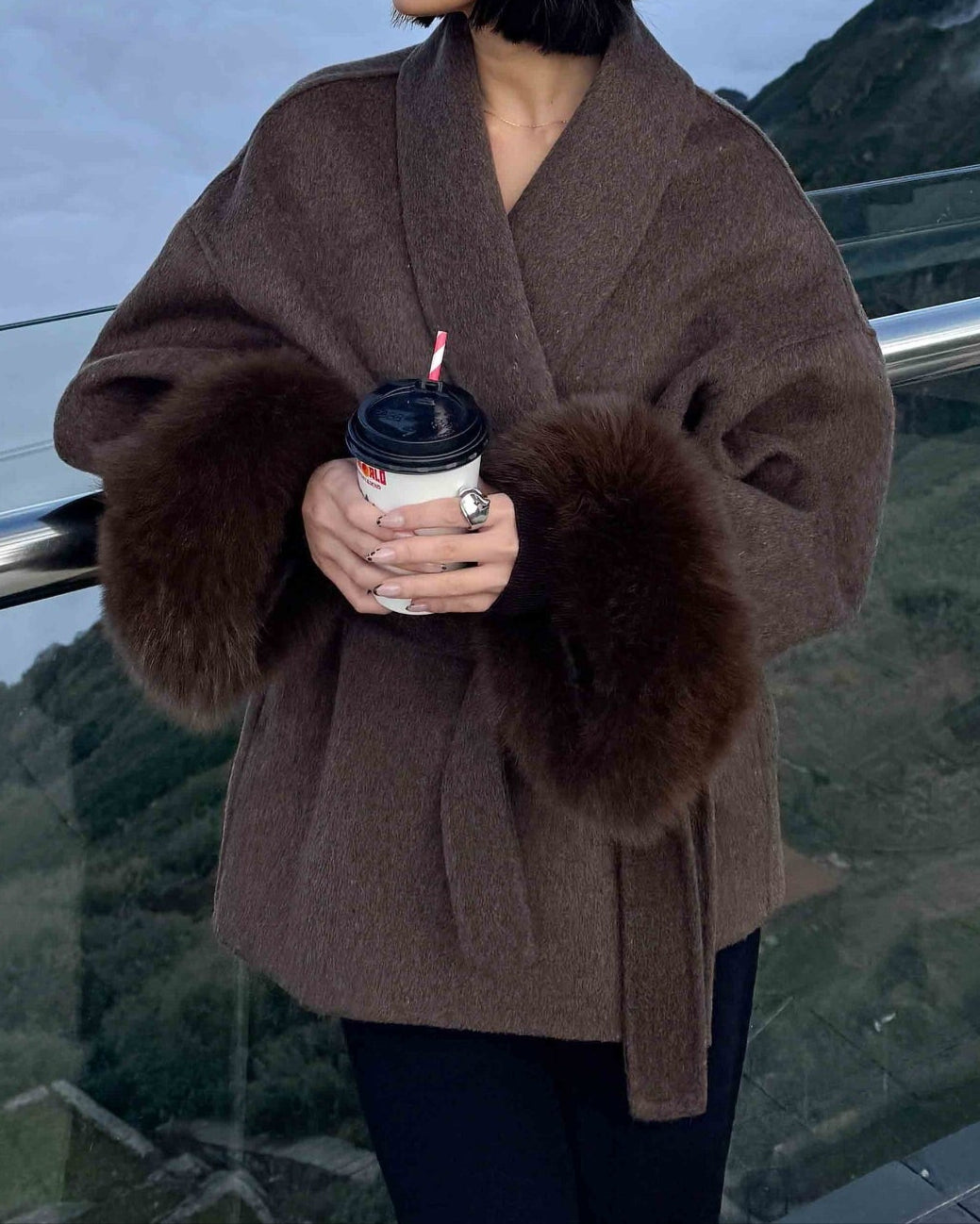 Nadine Wool Belted Coat