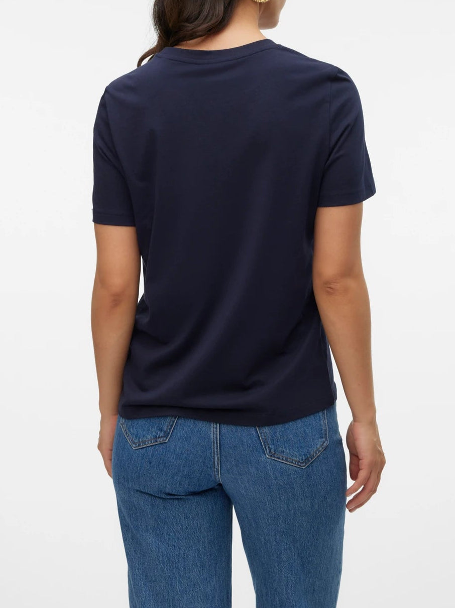 Keelara - T-shirt en coton à coupe décontractée