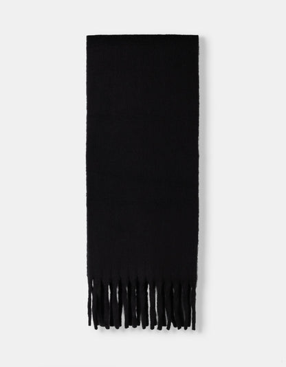 Tahlia Plain Wool-Blend Oversized Scarf