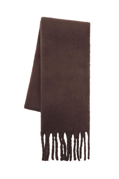 Tahlia Plain Wool-Blend Oversized Scarf