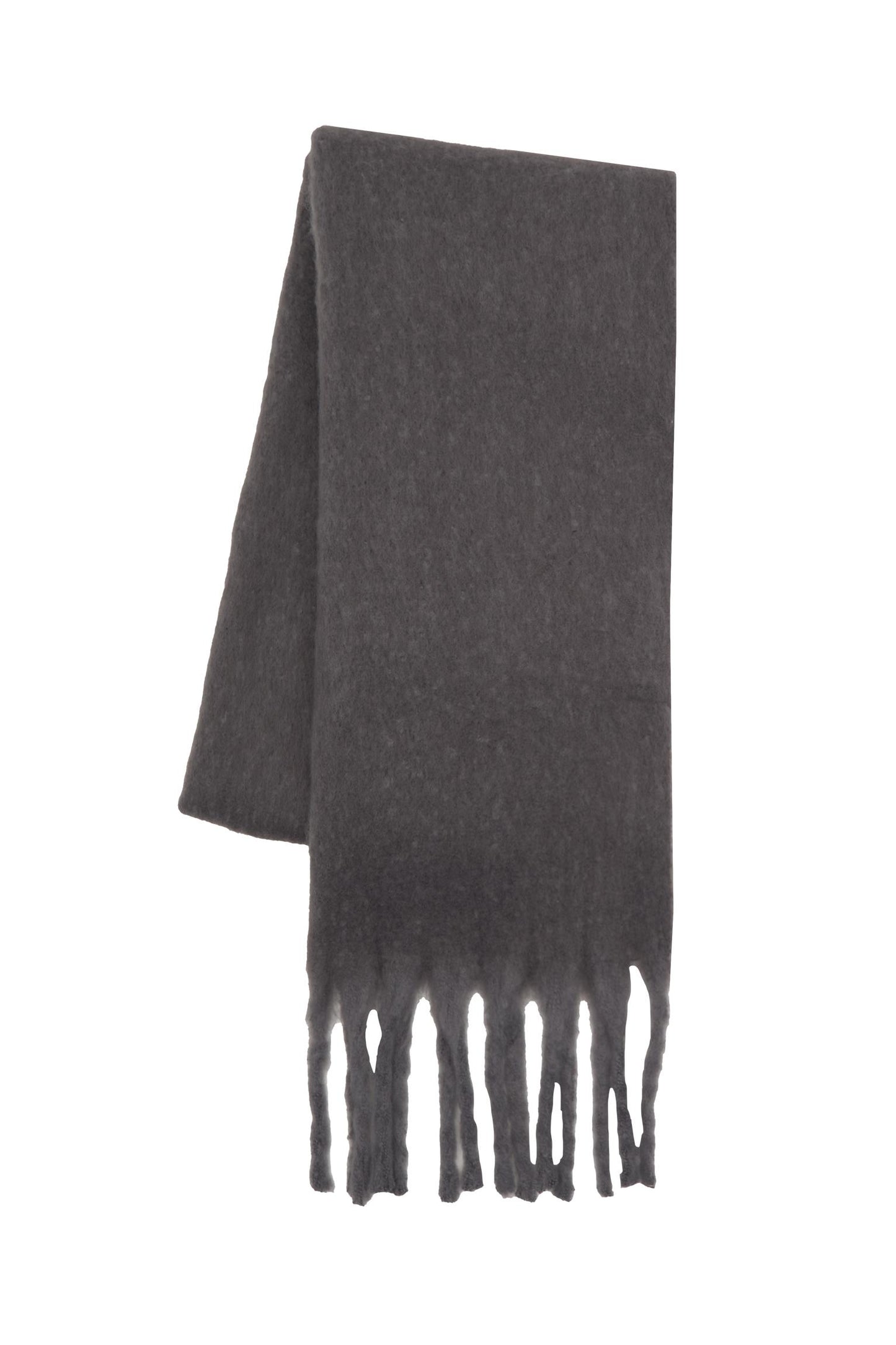 Tahlia Plain Wool-Blend Oversized Scarf