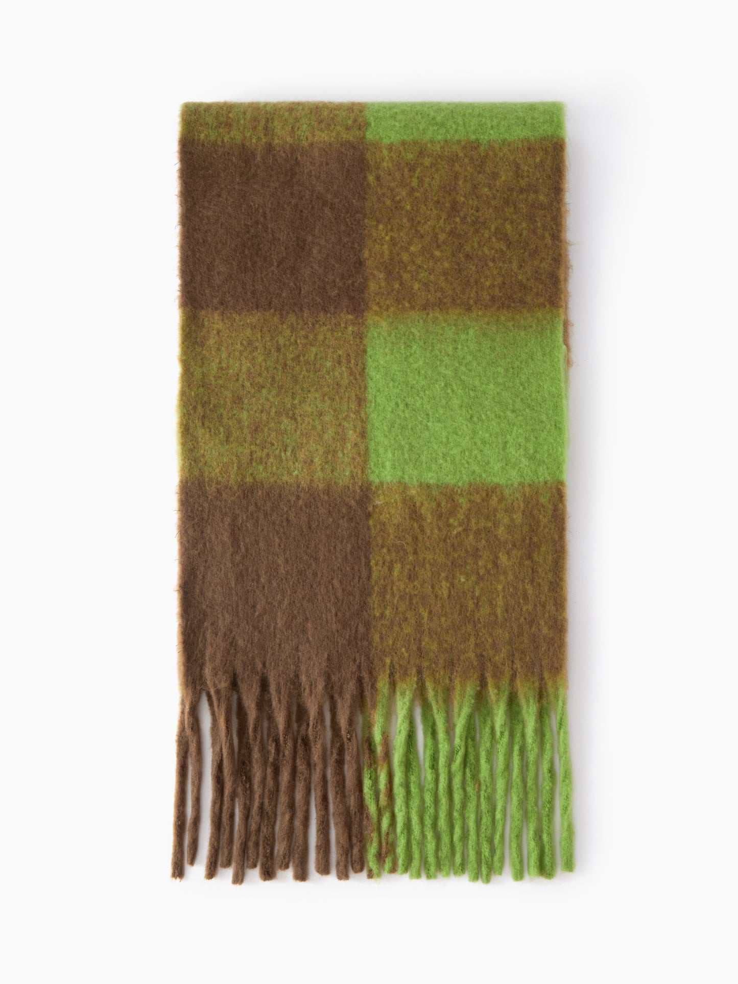 Quinn Tassel Plaid Scarf