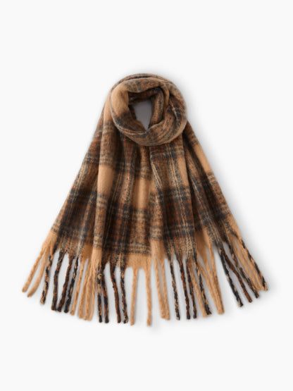 Thalia Plaid Scarf