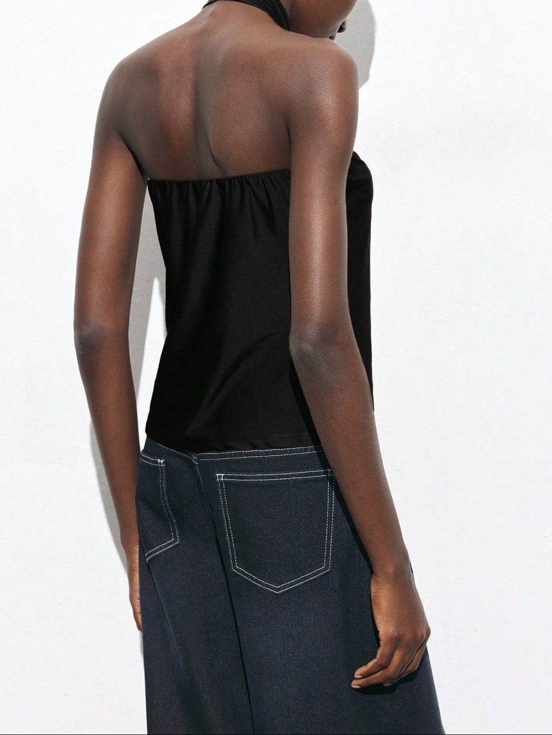 Reid Gold Accent Halter Top