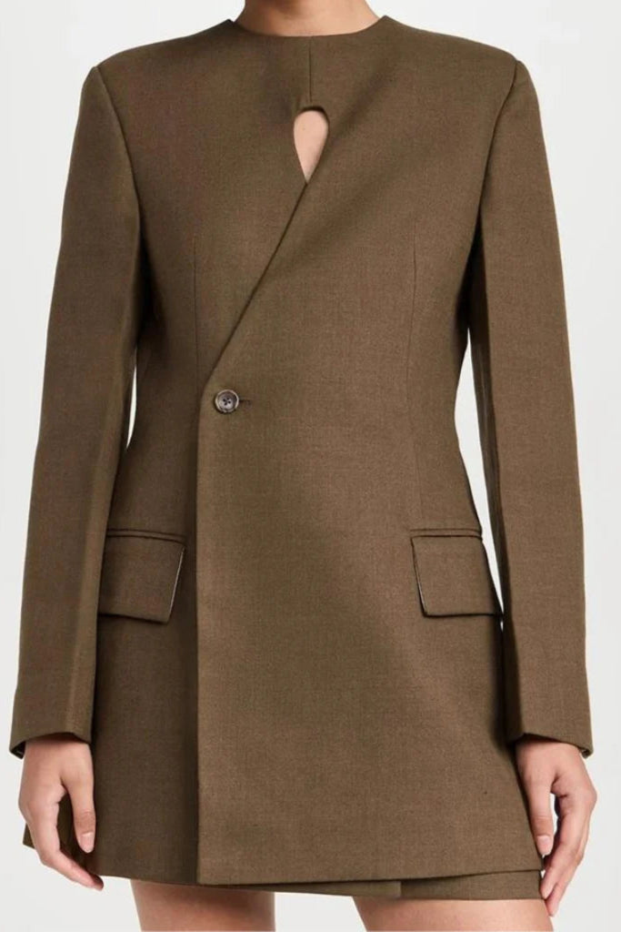 Maura Keyhole Blazer Jurk