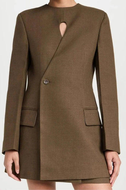 Maura Keyhole Blazer Jurk