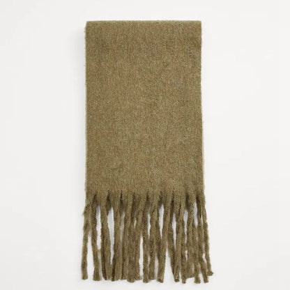 Gwyneth Fringed Thick Scarf