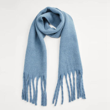 Gwyneth Fringed Thick Scarf