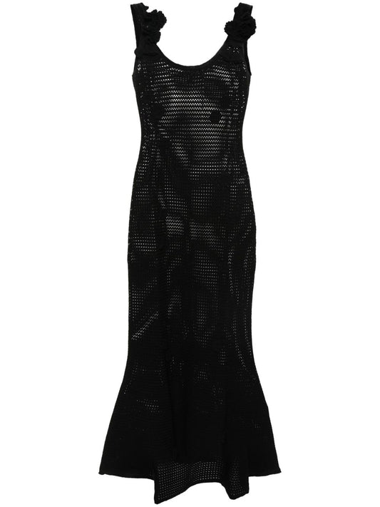 Nyx Maschenstrick-Häkel-Midikleid