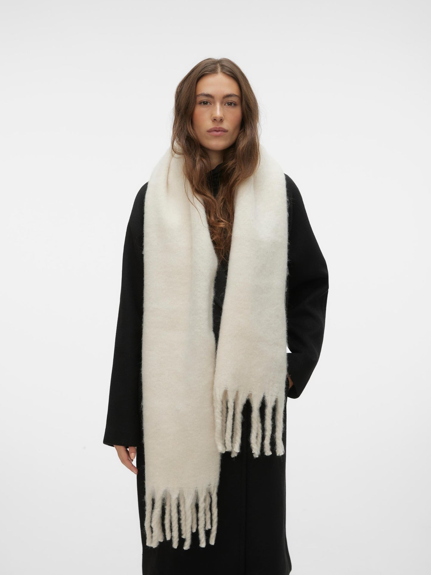 Gwyneth Fringed Thick Scarf