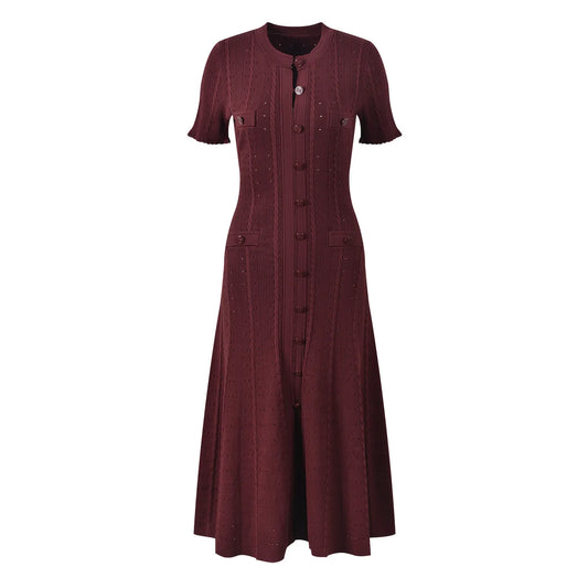 Amara - Robe longue en maille