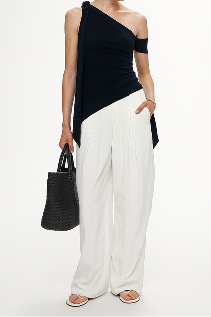 Calypso One-Shoulder Top