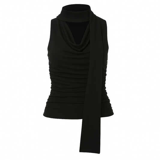 Amber Draped Halter Neck Top