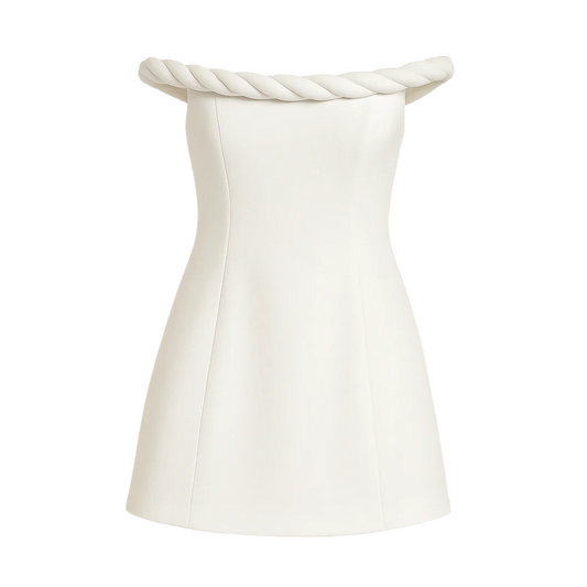 Alayna - Mini robe à épaules découvertes