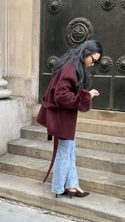 Nadine Wool Belted Coat