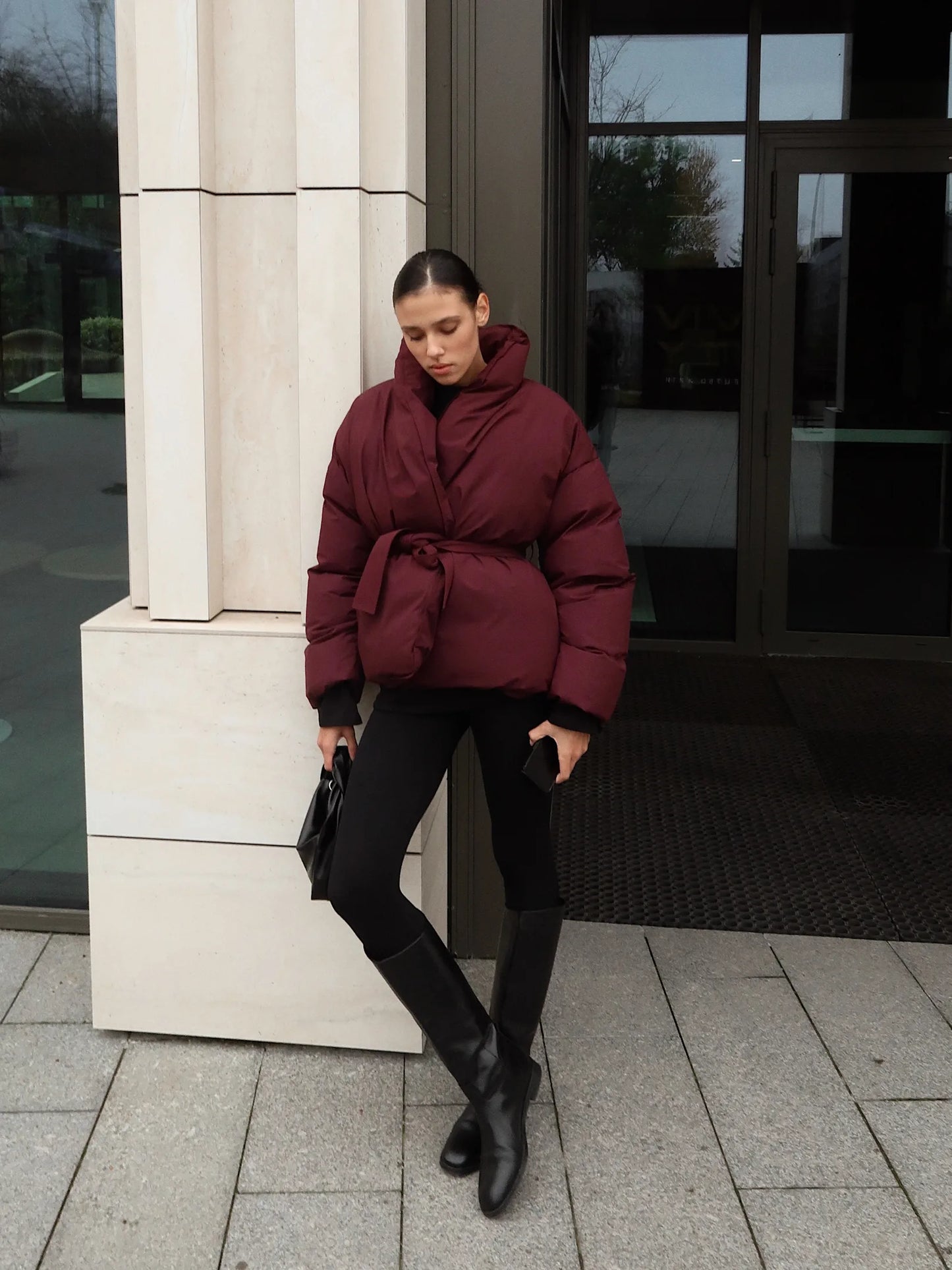 Alessia Belted Puffer Jacket