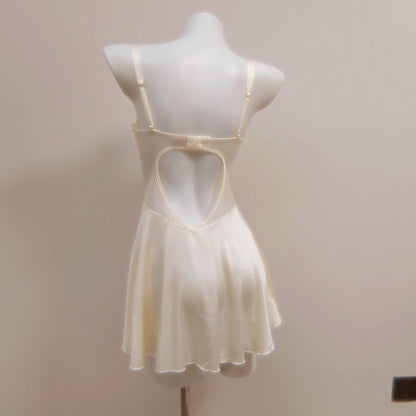 Amelie Satin Vintage Slip Dress